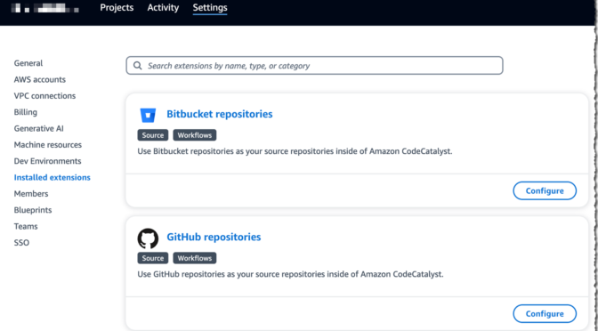 Amazon CodeCatalyst now supports GitLab and Bitbucket repositories, with blueprints and Amazon Q feature development